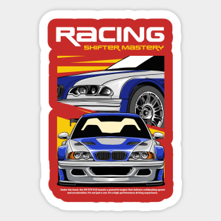 GTR E46 Racing Sticker